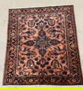 HANDMADE PERSIAN RUG, WITH FLORAL MEDALLION DESIGN