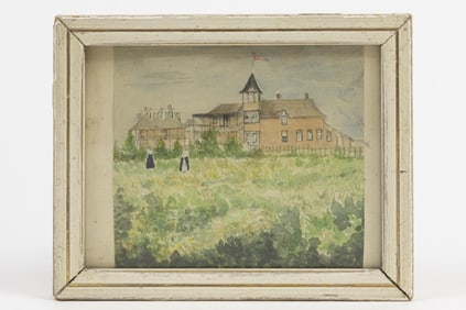 FRAMED WATERCOLOR PAINTING