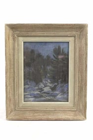FRAMED DOUBLE SIDED PAINTING