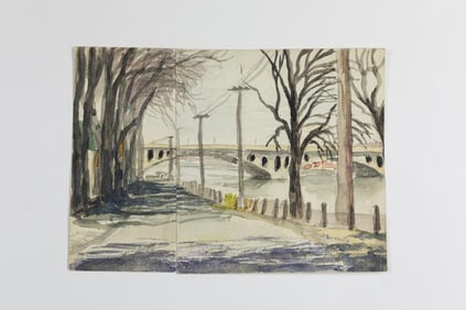 WATERCOLOR PAINTING BY J. BOCKHOUT