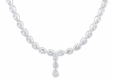 14K 10 CT Lab Grown Diamond Necklace