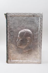 ANTIQUE ITALIAN BOOK WITH SILVER COVER