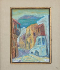 PAINTING, ZVI EHRMAN, POLISH (1903 - 1993)