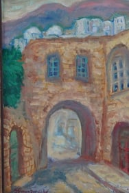 PAINTING, ZVI EHRMAN, POLISH (1903 - 1993)