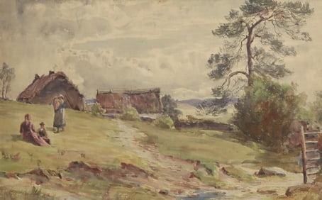19TH CENTURY DUTCH WATERCOLOR PAINTING