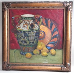 STILL LIFE OIL PAINTING BY MAGDALENA BOSSICH