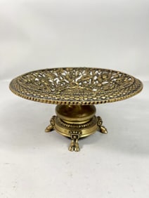 EUROPEAN GILT BRONZE CENTERPIECE