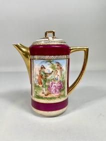CZECHOSLOVAKIAN PORCELAIN CHOCOLATE POT