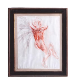 FRAMED PAINTING OF A DANCING MAN