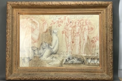 FRAMED WATERCOLOR PAINTING