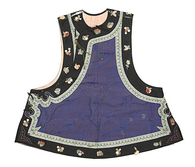 CHINESE VEST COSTUME: H: 31 1/2 in. x W: 34 3/4 in.
