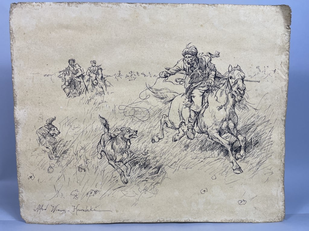 ALFRED VON WIERUSZ-KOWALSKI, POLISH (1849 - 1915) (1 of 6)
