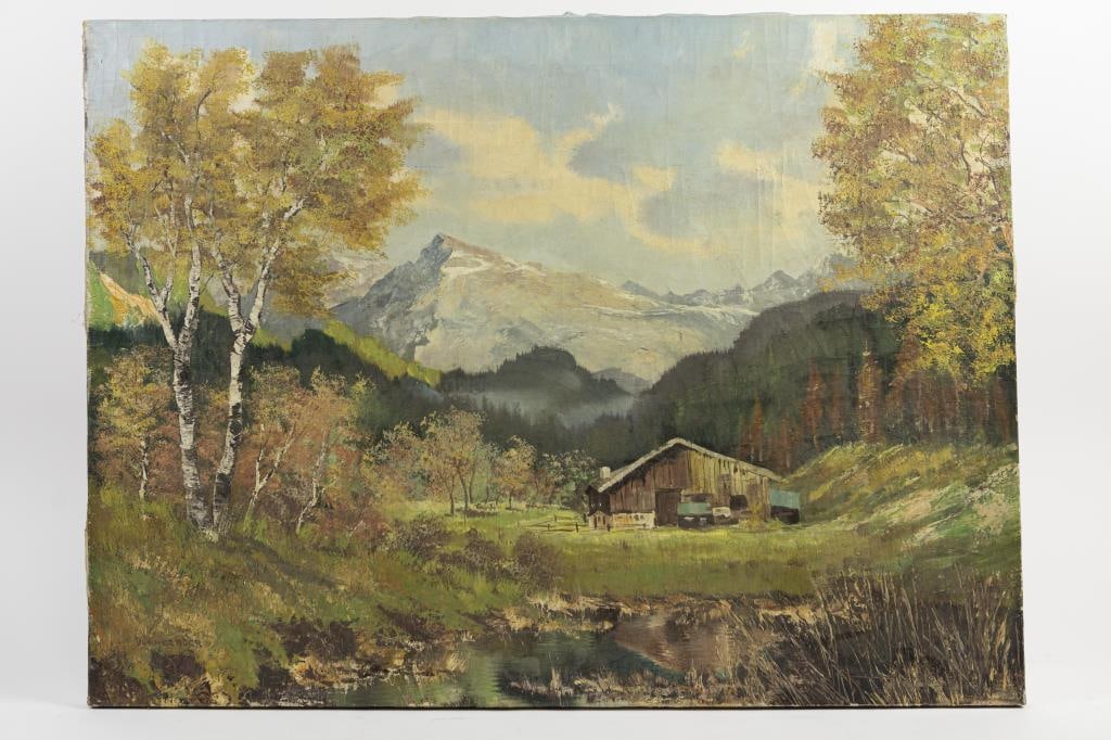 OIL LANDSCAPE PAINTING BY DURNBERGER (1 of 5)
