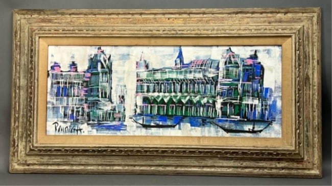 FRAMED PRINTED ARTWORK, OF THE VENEZIA (1 of 6)