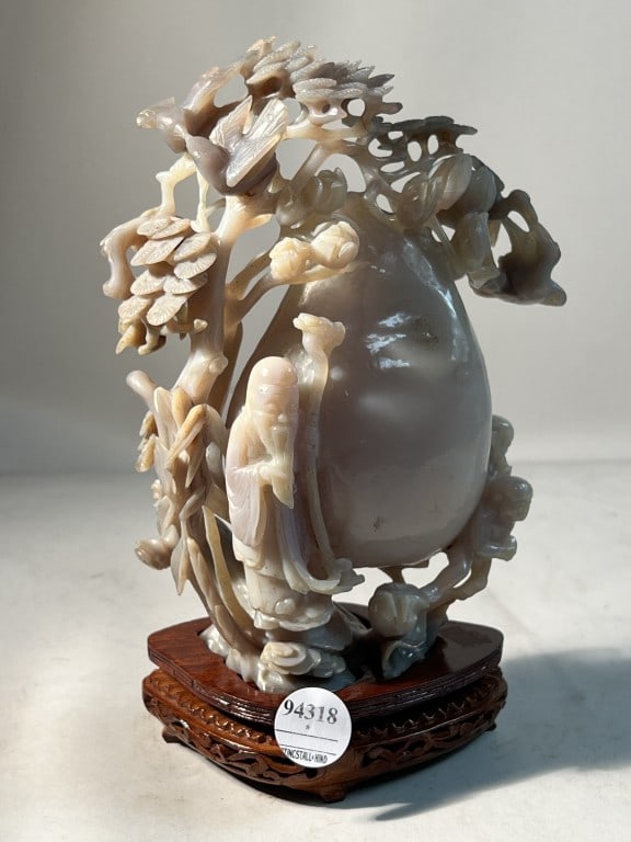 CARVED FIGURAL JADE - 2