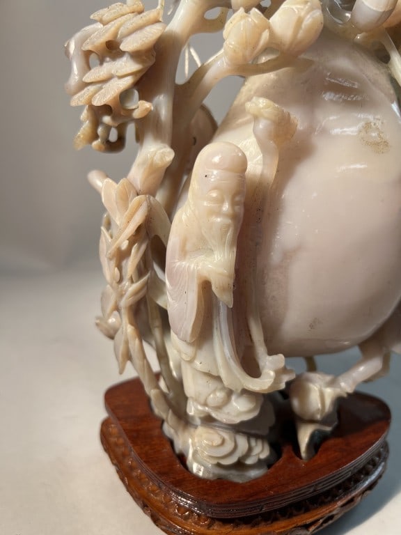 CARVED FIGURAL JADE - 4