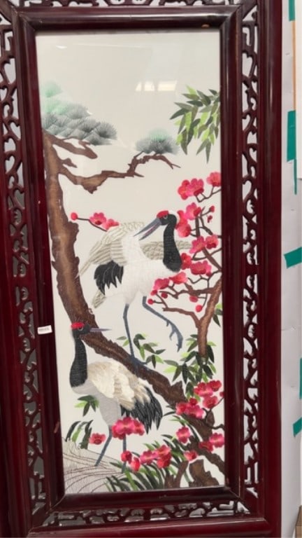 CHINESE FOUR-PANEL FLOOR SCREEN - 4