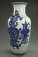 CHINESE BLUE AND WHITE VASE - 2