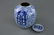ANTIQUE CHINESE BLUE AND WHITE LIDDED GINGER JAR - 3