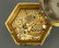 ANTIQUE BRONZE HEXAGONAL DESK CLOCK - 5