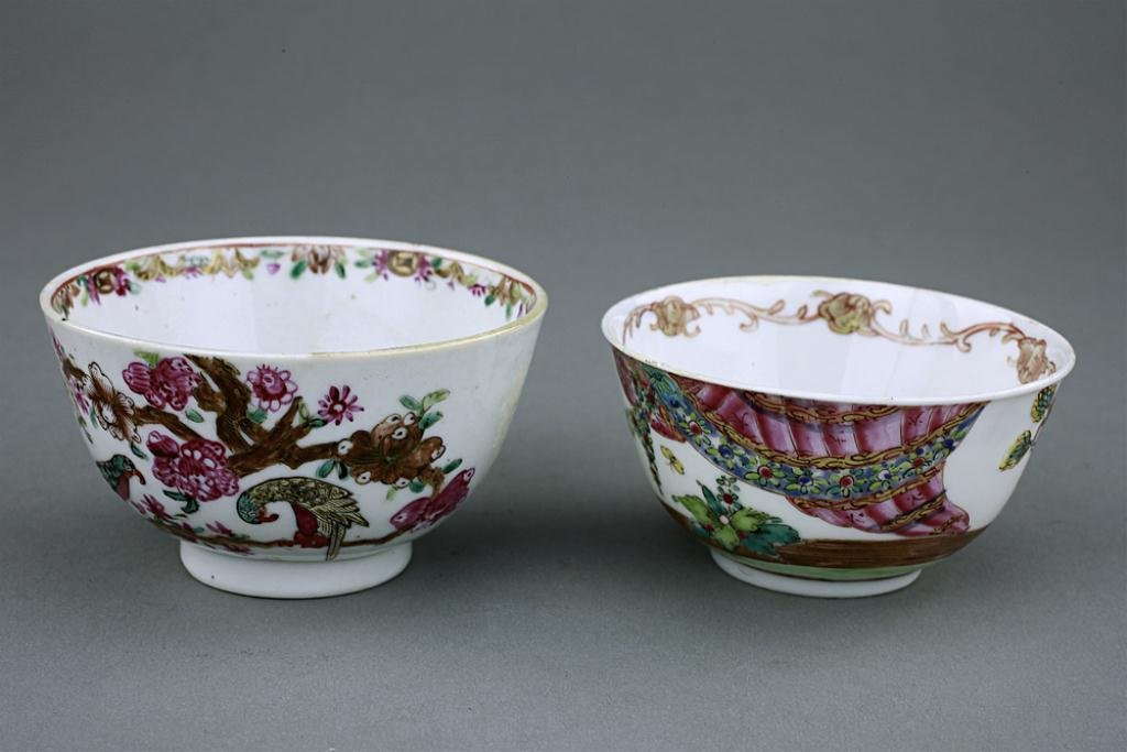TWO CHINESE TEACUPS MADE FOR EXPORT (1 of 5)