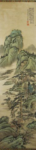 CHINESE LANDSCAPE SCROLL PAINTING (1 of 1)