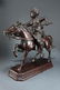 EXQUISITE JAPANESE BRONZE OF A WARRIOR ON A HORSE - 2