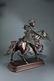 EXQUISITE JAPANESE BRONZE OF A WARRIOR ON A HORSE - 4