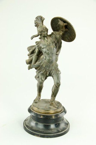 BRONZE FIGURE OF A TROJAN (1 of 3)