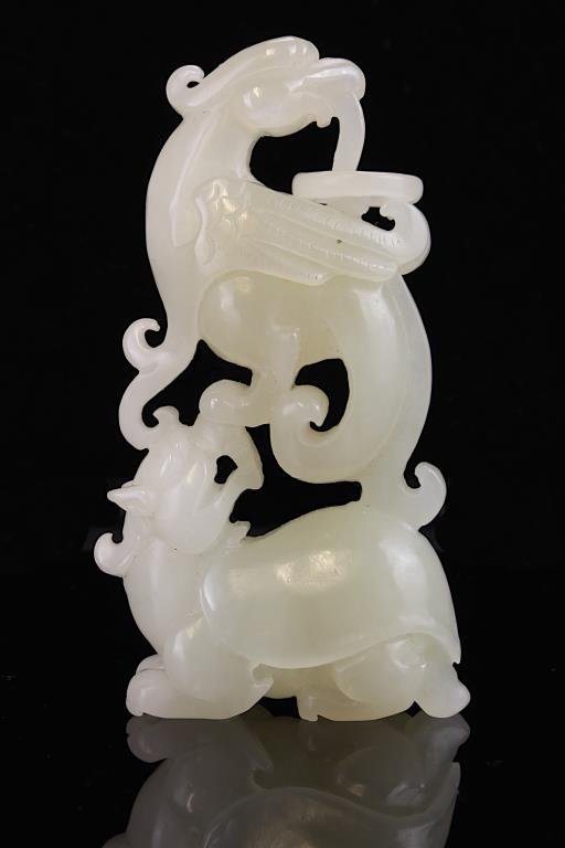 CHINESE CARVED JADE PIECE (1 of 2)