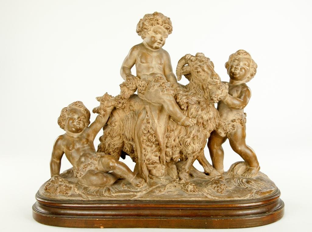 TERRACOTTA FIGURAL GROUP (1 of 5)
