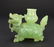 CHINESE CARVED JADE FIGURE OF FOO DOG