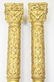 PAIR OF LARGE HAND CARVED RUSSIAN GILTWOOD COLUMNS - 2