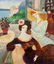 PAINTING OF TWO LOUNGING WOMEN