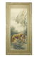 FRAMED CHINESE WATERCOLOR PAINTING OF A TIGER