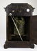 WOODEN CLOCK WITH BRASS FACE - 2