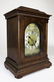 WOODEN CLOCK WITH BRASS FACE - 3