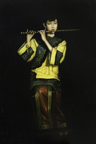 PAINTING OF A CHINESE BEAUTY (1 of 2)