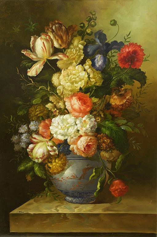 STILL LIFE ON CANVAS PAINTING (1 of 2)