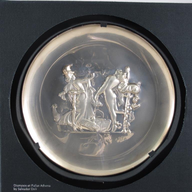 Sterling Franklin Mint "Dionysos et Palles Athena" (1 of 8)