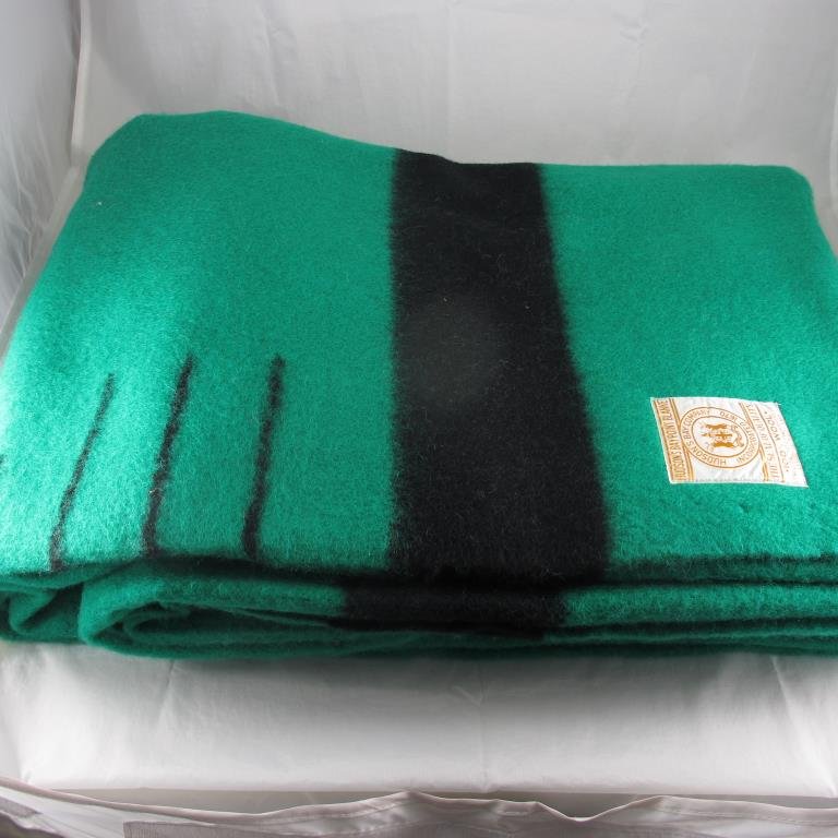 Vintage Hudson Bay Point Blanket, Double (1 of 2)