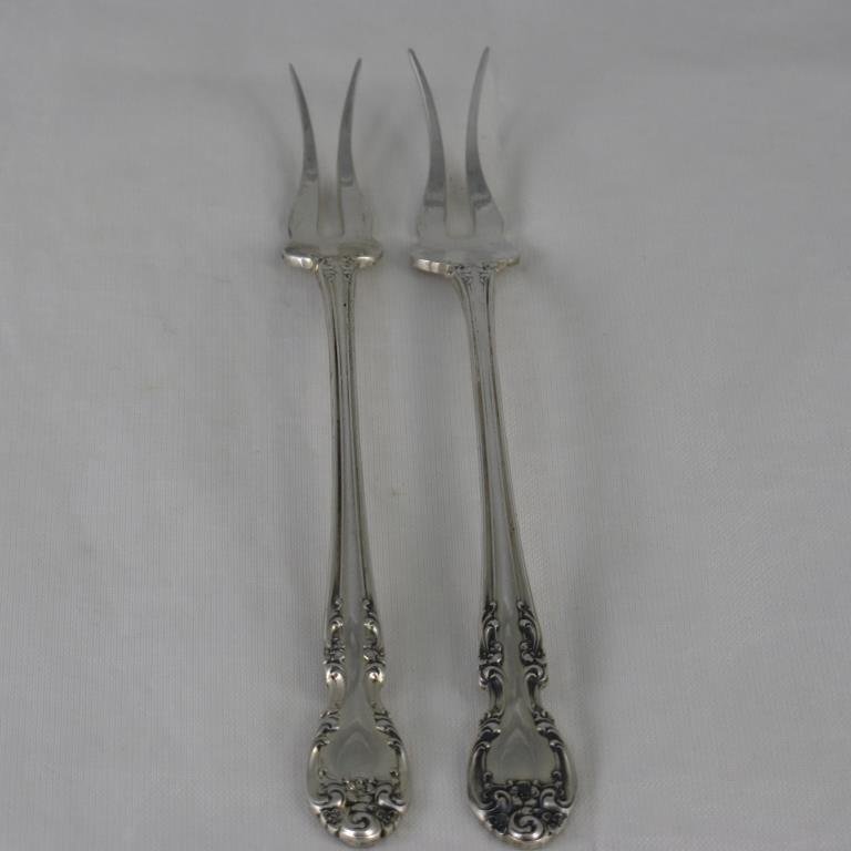 Sterling, 2 Olive Forks  Gorham Melrose .61 ozt ea (1 of 4)