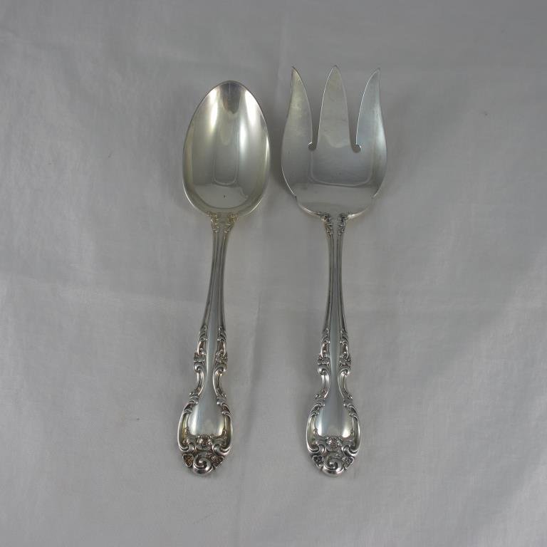 Sterling, Salad Serving Set Gorham Melrose (1 of 4)