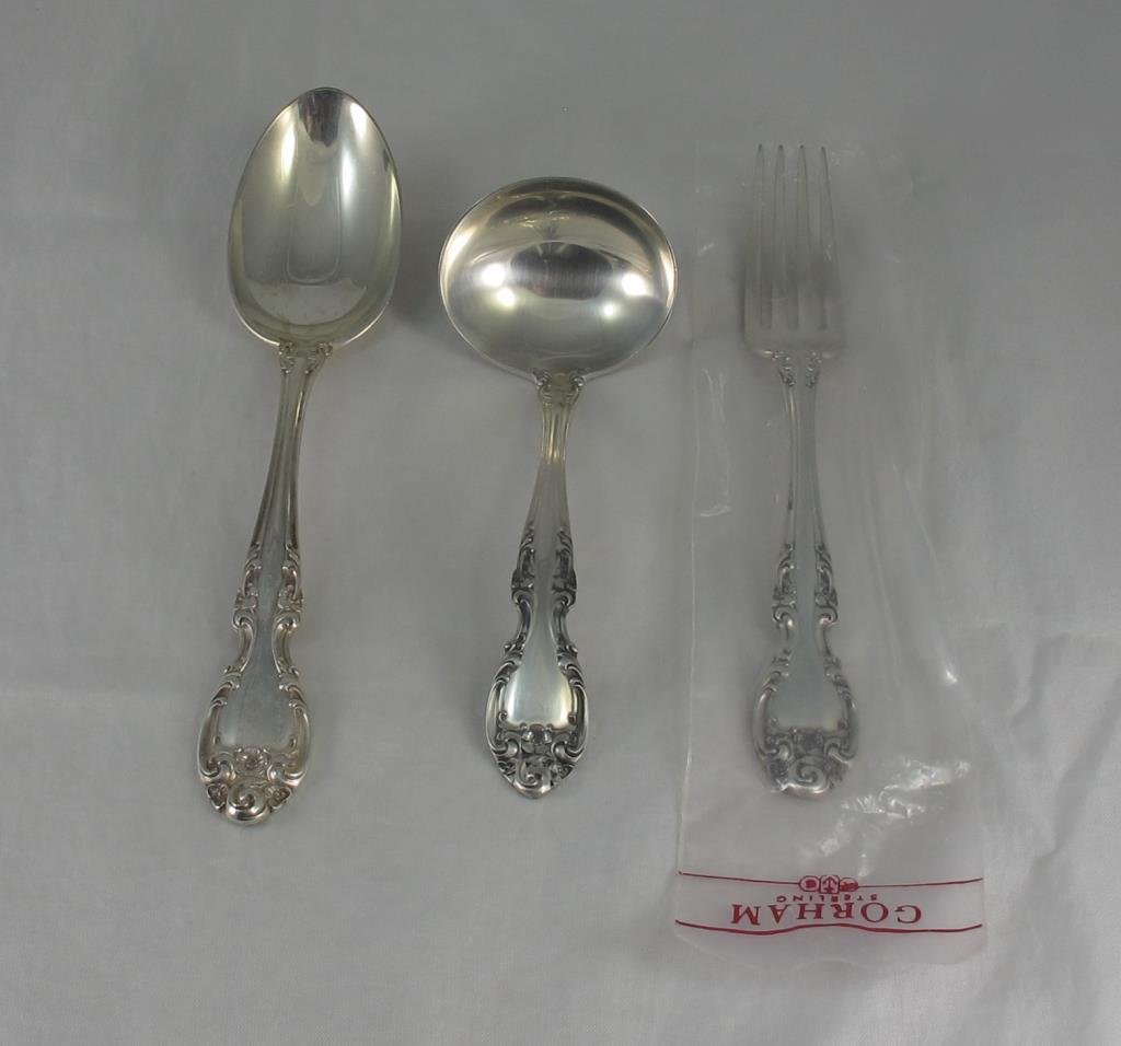 Sterling, misc.  pieces Gorham Melrose (1 of 3)