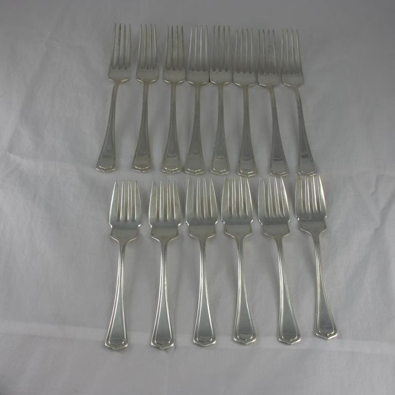 Sterling, Rogers Lunt, Carolina 14- Forks (1 of 5)