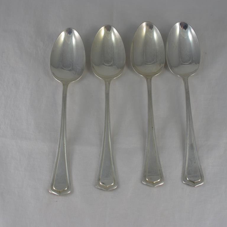 Sterling, Rogers Lunt,  4 Serving Spoons (1 of 3)