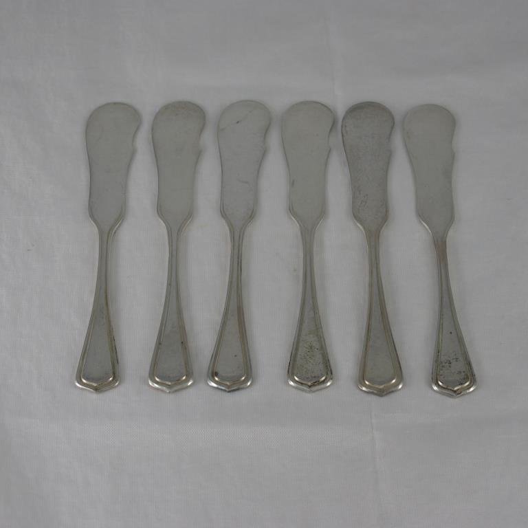 Sterling, Rogers Lunt, 6 solid handle, individual (1 of 3)