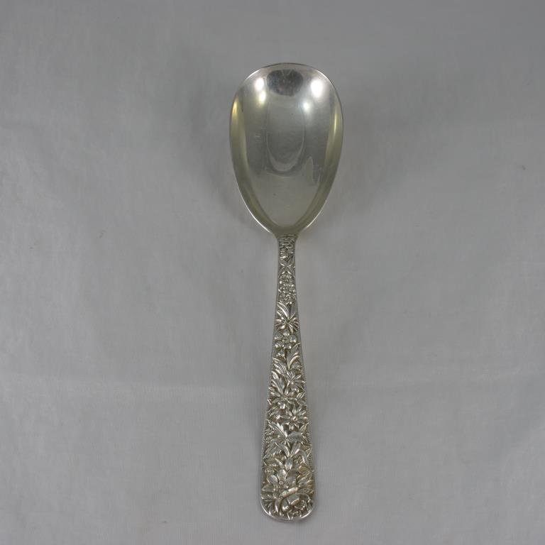 Sterling, S. Kirk & Sons, Repousse,Serving Spoon (1 of 6)