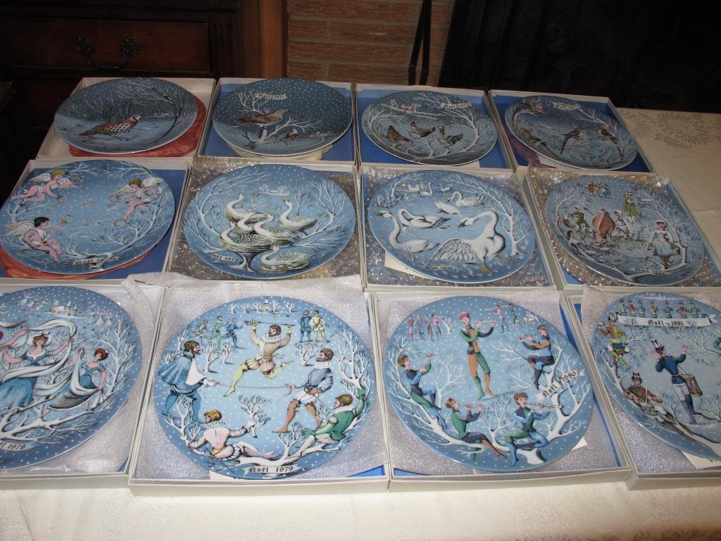 12 Days Of Christmas Plates Haviland Limoges