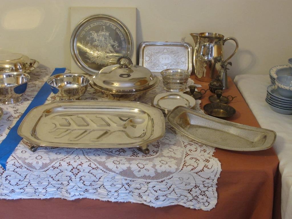 Gorham, Kent, Mulholland Silverplate Dishes (1 of 6)